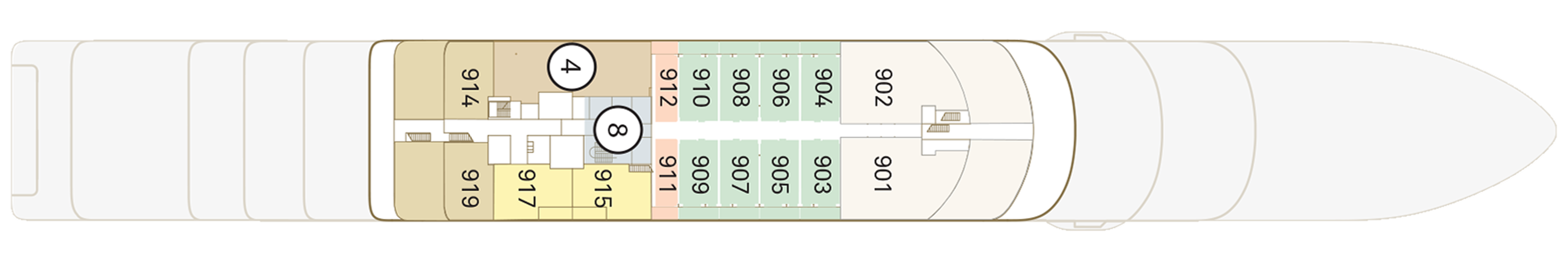 Scenic Ocean Cruises, Scenic Ikon Deck 9.png